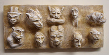 Load image into Gallery viewer, Vintage 10 Gothic Medieval  Gargoyles Faces
