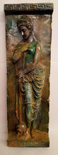 Load image into Gallery viewer, Vintage Danaides Argos Greek Wall Plaque Faux Finish
