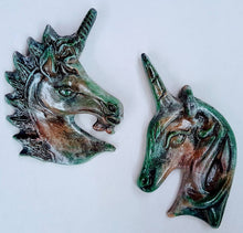 Load image into Gallery viewer, Unique Pair of Unicorn Wall decor Mythical Art

