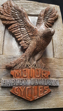 Load image into Gallery viewer, Huge Harley Davidson vintage sign wall plaque rare
