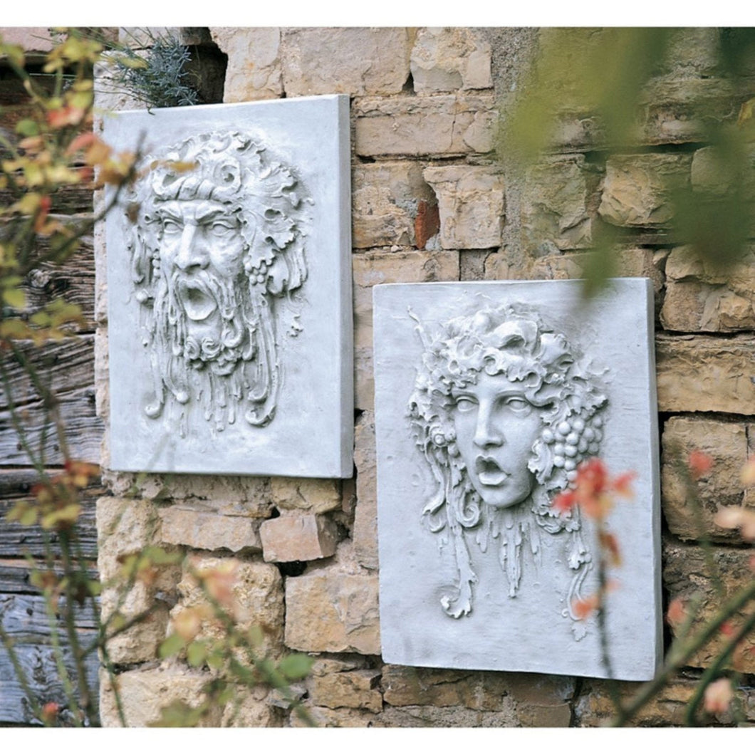 Opimus and Vappa Friezes 2 Piece Italian-style Large Scale Wall Décor Set
