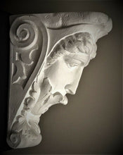 Load image into Gallery viewer, Star Lady Head Corbel Vintage Reproduction Architectural Accent Home Decor
