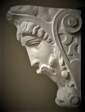 Load image into Gallery viewer, Star Lady Head Corbel Vintage Reproduction Architectural Accent Home Decor
