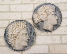 Load image into Gallery viewer, Diana Apollo Greek Roman Wall Sculpture GRS-18
