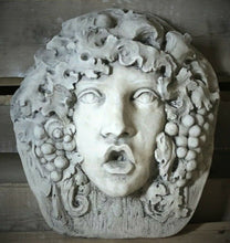 Load image into Gallery viewer, Bacchus Face Wall Plaque Architectural Accent Vintage Reproduction #10020
