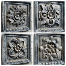 Load image into Gallery viewer, Collection 4 Plaster Leaves Wall Plaque Rosette 10&quot; Art Home Decor Sculpture
