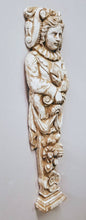 Load image into Gallery viewer, Architectural Vintage Plaster Victorian Book Girl Wall Sculpture
