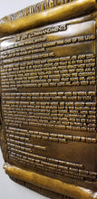 Load image into Gallery viewer, Ten Commandments Wall Sculpture Home Decor Art Plaque
