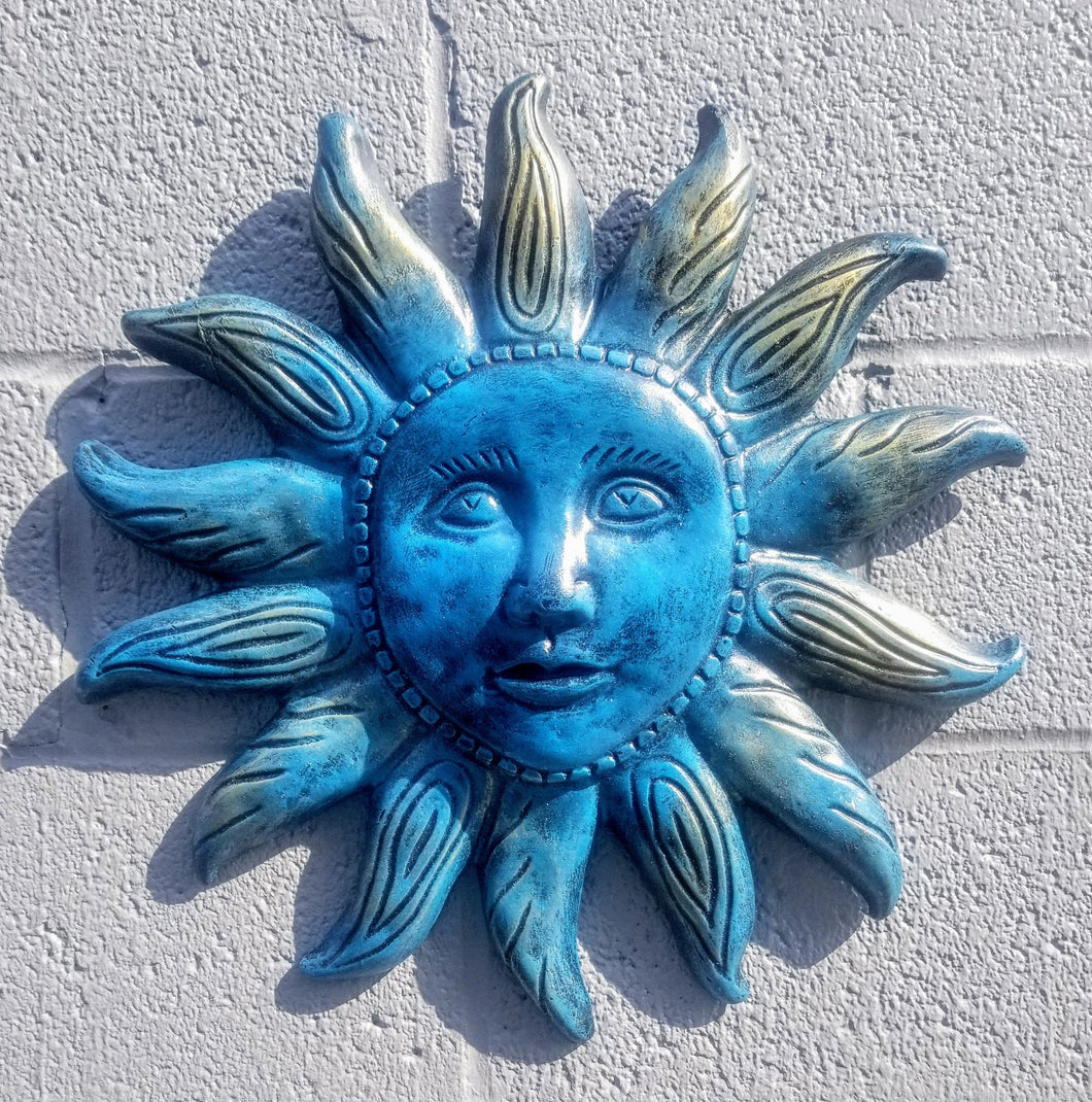 Swirl Southwest Sun Wall Art Sunburst  Celestial Sculpture Hand made 20