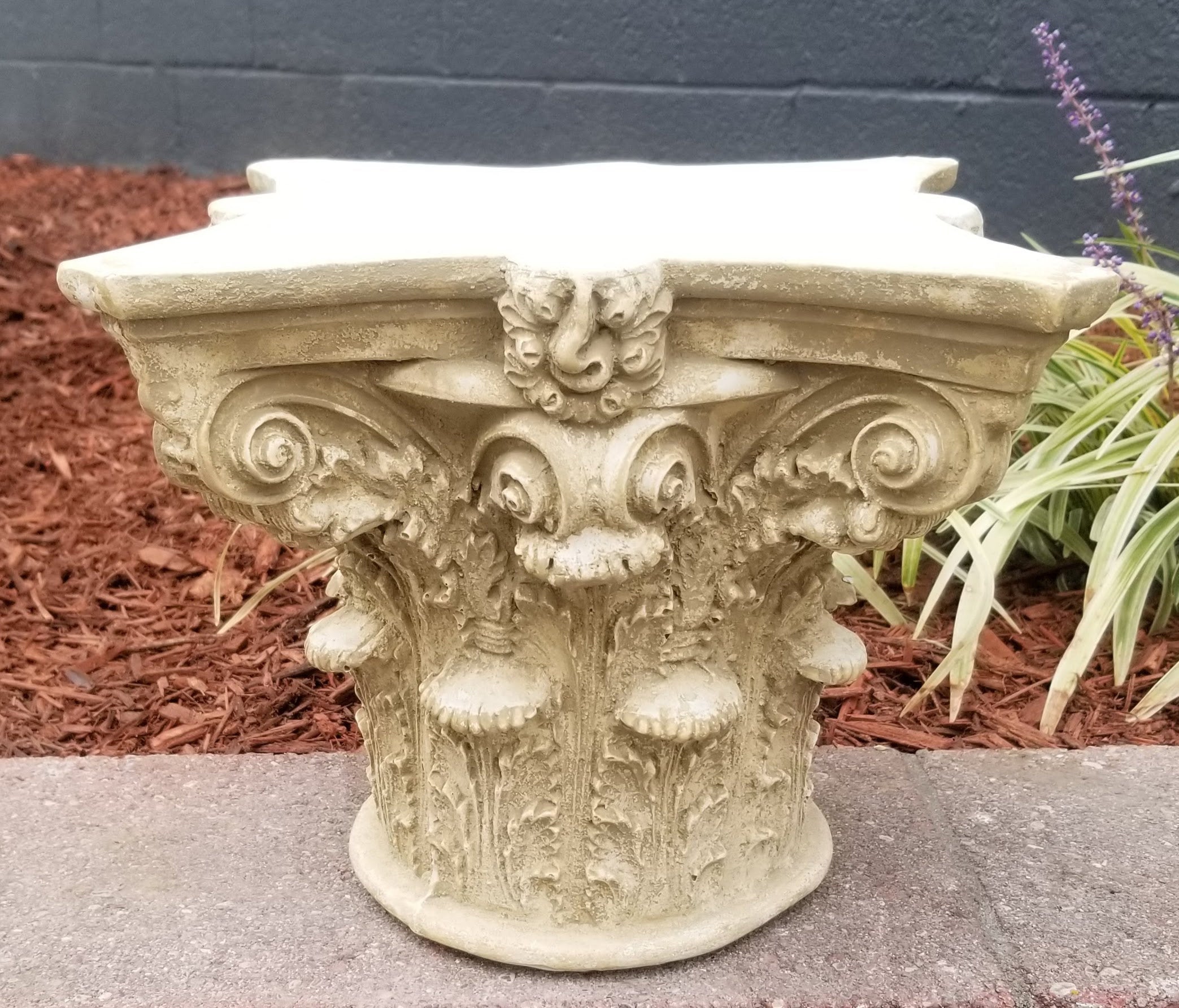 Corinthian Greek Roman Column Art Table Top Pedestal Riser Sculpture ...