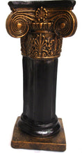 Load image into Gallery viewer, Black Bronze color 15&quot; Ionic Column Pedestal Statue Sculpture Home Decor
