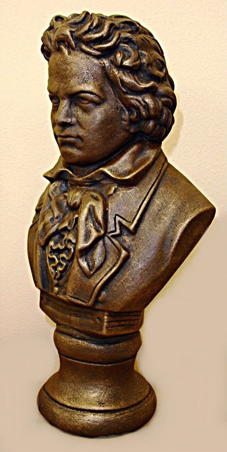 Bust of Beethoven Musician Statue