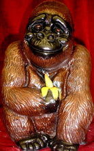 Load image into Gallery viewer, Gorilla Vintage Statue Ape Monkey Sculpture
