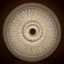 Load image into Gallery viewer, 19&quot; Victorian Sun Flower Bead Reproduction Classical Plaster Ceiling Medallion
