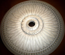 Load image into Gallery viewer, 19&quot; Victorian Sun Flower Bead Reproduction Classical Plaster Ceiling Medallion
