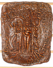 Load image into Gallery viewer, Maiden Mother Crone Triple Goddess Wall Relief
