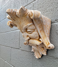 Load image into Gallery viewer, Vintage Green man Wall Mythical Sconce Shelf Bracket
