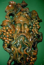 Load image into Gallery viewer, Spirit Nectar Grapes Greek Plaque Bacchus Vine Greenman
