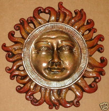 Load image into Gallery viewer, Celestial Sun Sculpture Wall Plaque Home Garden Decor
