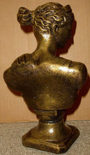 Load image into Gallery viewer, Greek Bust of Diana Statue Bronze Finish GRS-17
