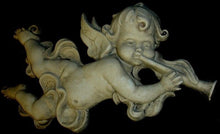 Load image into Gallery viewer, Cupid Music Eros Angel Greek Roman Art Wall Plaque

