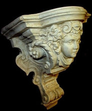 Load image into Gallery viewer, Minerva Face Shelf Bracket Sconce Sculpture Home Decor
