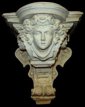 Load image into Gallery viewer, Minerva Face Shelf Bracket Sconce Sculpture Home Decor

