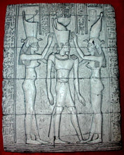 Load image into Gallery viewer, Egyptian Pharaoh Wedjet Home Wall Sculpture Plaque Isis
