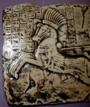Load image into Gallery viewer, Ancient Egyptian Pharaoh King Ramses II on Chariot Wall Plaque Sculpture

