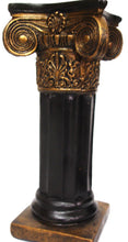Load image into Gallery viewer, Black Bronze color 15&quot; Ionic Column Pedestal Statue Sculpture Home Decor

