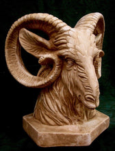 Load image into Gallery viewer, Vintage antique finished Ram Head with Horns Limited Edition
