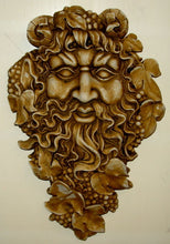 Load image into Gallery viewer, Greenman Spirit of Nectar God of Wine  Mythical Garden home Wall Decor
